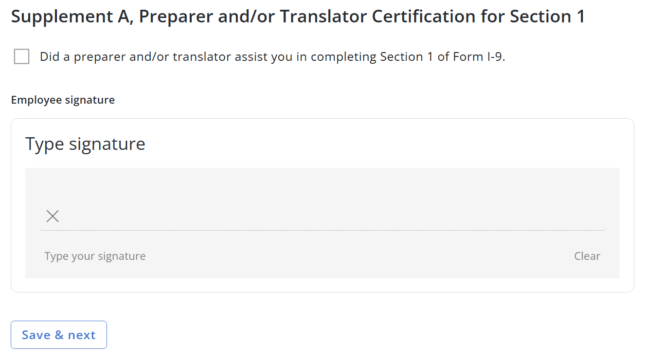 Supplement A section